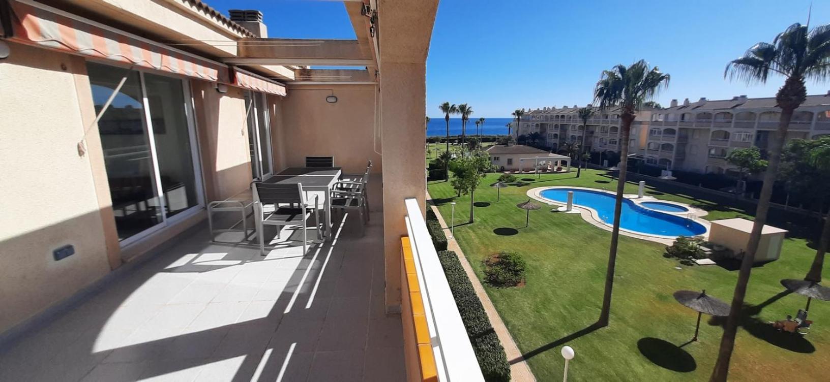 شقة Atico En Urb Bahia De Denia De Vacaciones Mar Por Medio المظهر الخارجي الصورة